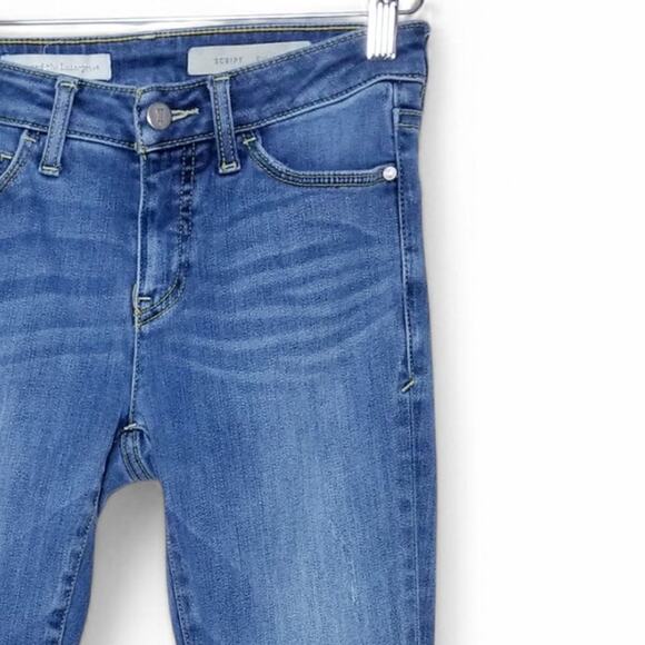 Pilcro and the Letterpress Anthropologie Script High High-Low Skinny Jeans - 25 - Picture 5 of 9